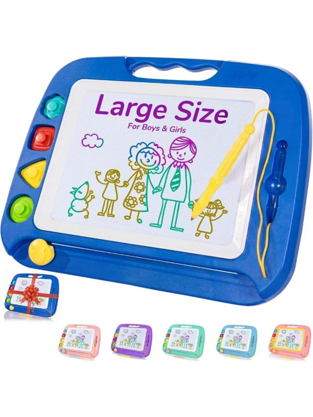Magnetic Drawing Board for Toddlers - Educational Etch & Sketch Toy, 16x13 in